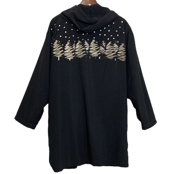 Vintage Duffle Coat Womens 8 Cream Wool Overcoat Nylon Shell 3 in 1 Cottagecore - Picture 10 of 15